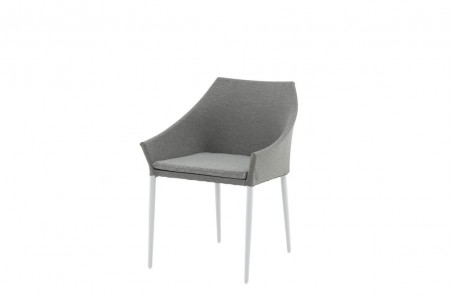 Spoga matstol 2-pack grå/vit Venture Home
