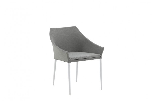 Spoga matstol 2-pack grå/vit Venture Home