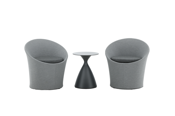 Spoga loungeset grå/svart Venture Home