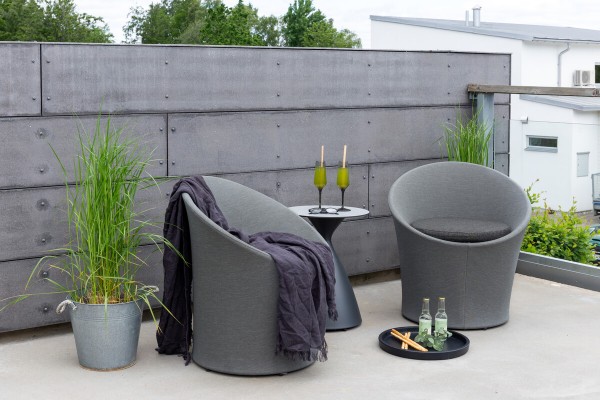 Spoga loungeset grå/svart Venture Home