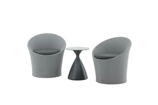 Spoga loungeset grå/svart Venture Home