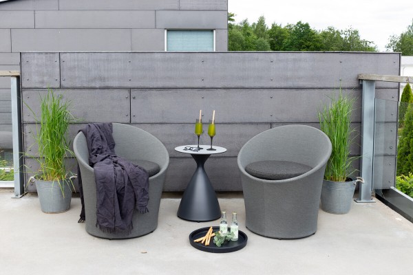Spoga loungeset grå/svart Venture Home