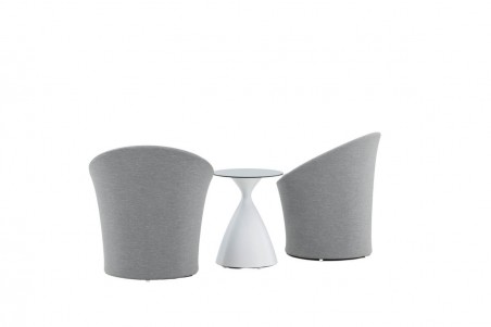Spoga loungeset grå/vit Venture Home