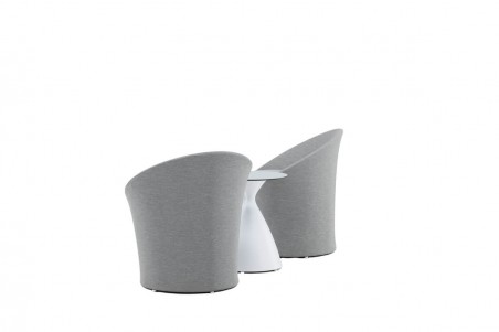 Spoga loungeset grå/vit Venture Home
