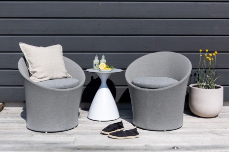 Spoga loungeset grå/vit Venture Home