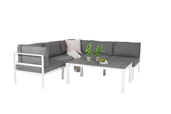 Copacabana soffgrupp vit/grå Venture Home