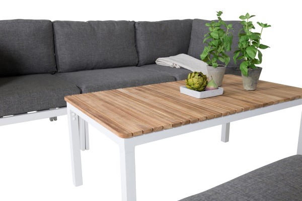 Copacabana & Brasilia soffgrupp vit/grå Venture Home