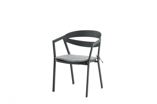 Slit matstol svart Venture Home