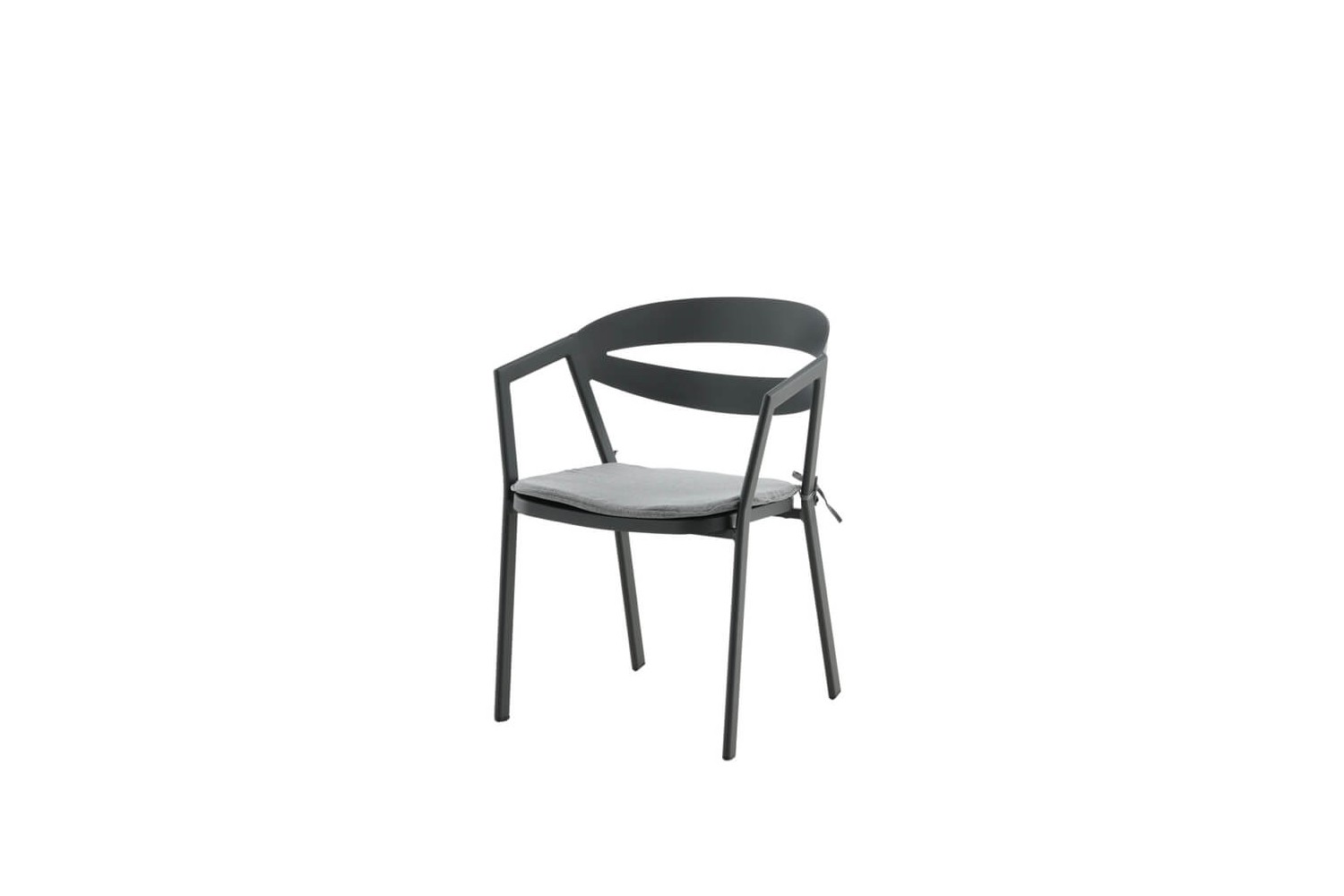 Slit matstol svart Venture Home