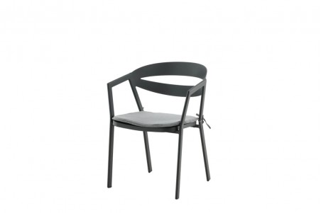 Slit matstol svart Venture Home
