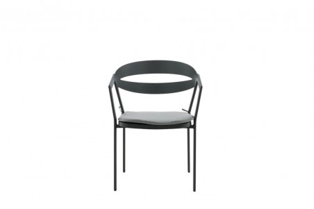 Slit matstol svart Venture Home