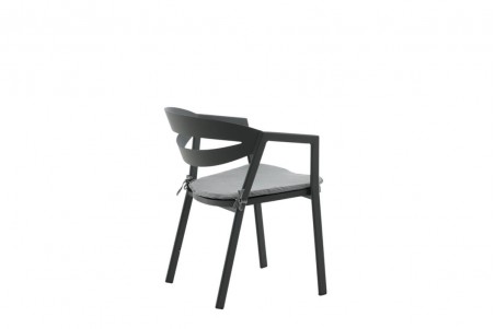 Slit matstol svart Venture Home