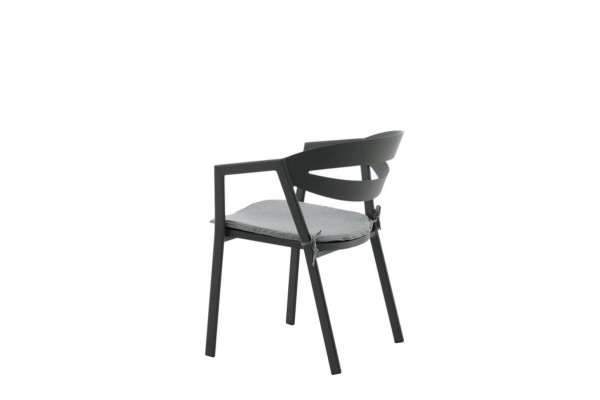 Slit matstol svart Venture Home