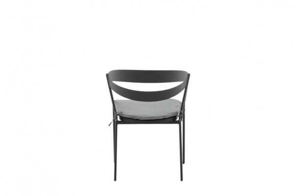 Slit matstol svart Venture Home