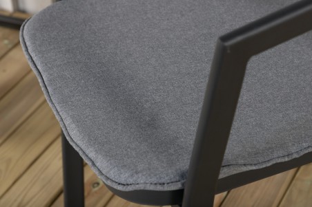 Slit matstol svart Venture Home