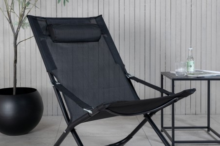 Seville solstol svart Venture Home