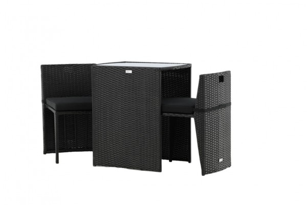 Savanna caféset svart Venture Home