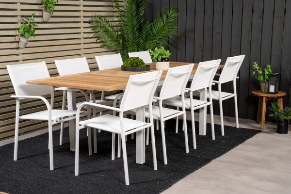 Santorini matstol 2-pack vit Venture Home