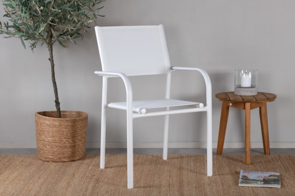 Santorini matstol 2-pack vit Venture Home