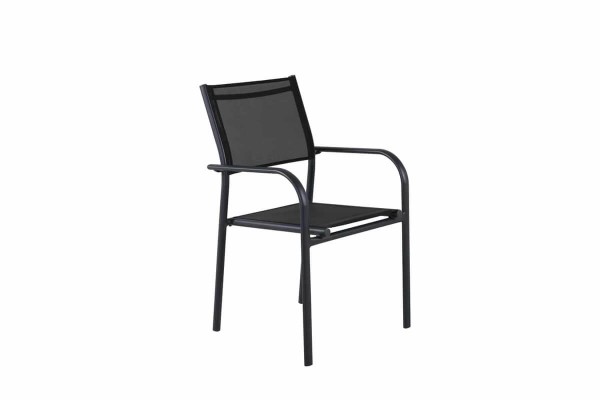 Santorini matstol 2-pack svart Venture Home