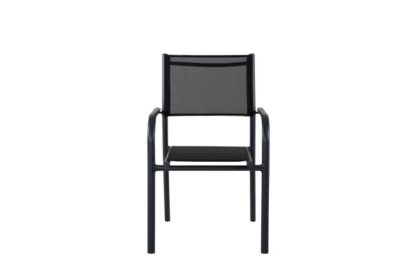 Santorini matstol 2-pack svart Venture Home