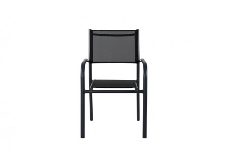Santorini matstol 2-pack svart Venture Home