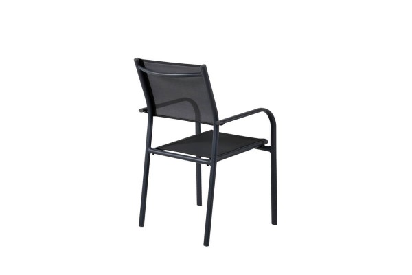 Santorini matstol 2-pack svart Venture Home