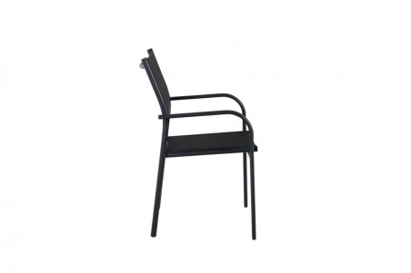 Santorini matstol 2-pack svart Venture Home