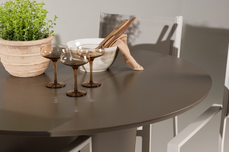 Santa Fe & Copacabana matgrupp beige/brun Venture Home