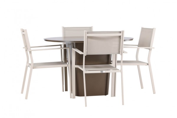 Santa Fe & Copacabana matgrupp beige/brun Venture Home
