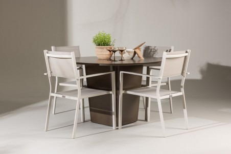 Santa Fe & Copacabana matgrupp beige/brun Venture Home