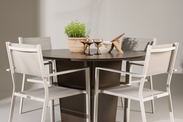 Santa Fe & Copacabana matgrupp beige/brun Venture Home