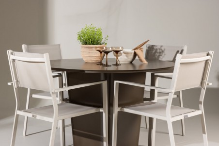 Santa Fe & Copacabana matgrupp beige/brun Venture Home