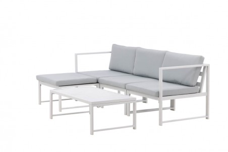 Salvador soffgrupp vit/ljusgrå Venture Home