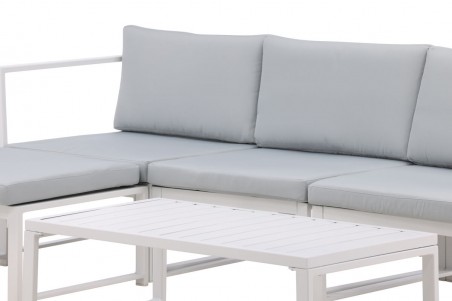 Salvador soffgrupp vit/ljusgrå Venture Home