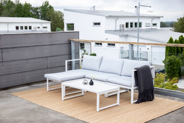 Salvador soffgrupp vit/ljusgrå Venture Home