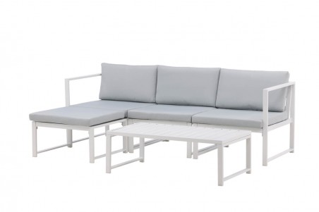 Salvador soffgrupp vit/ljusgrå Venture Home
