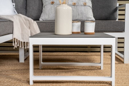 Salvador hörngrupp vit/grå Venture Home