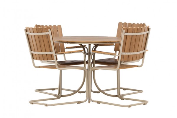 Holmsund matgrupp beige/natur Venture Home