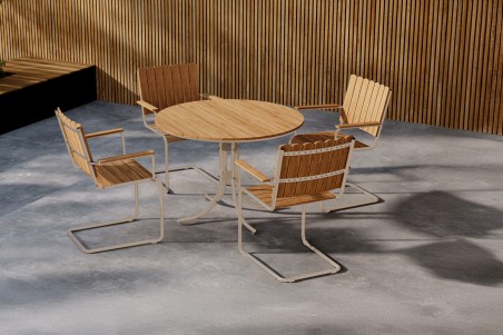 Holmsund matgrupp beige/natur Venture Home