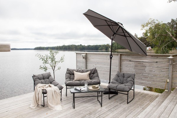 Sabal parasoll grå Venture Home
