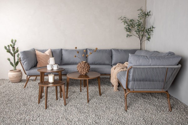 Roxo hörngrupp brun/grå Venture Home