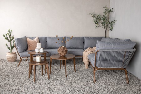 Roxo hörngrupp brun/grå Venture Home
