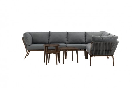 Roxo hörngrupp brun/grå Venture Home