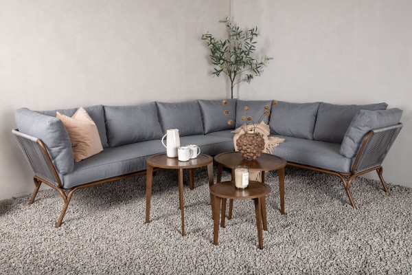 Roxo hörngrupp brun/grå Venture Home