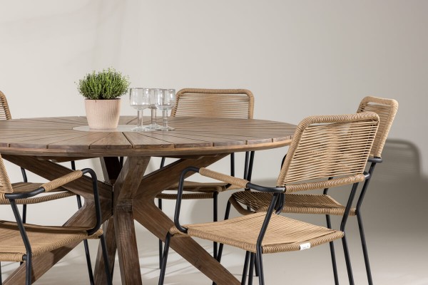 Rosario & Lindos matgrupp brun Venture Home