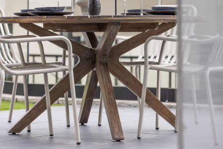 Rosario matbord Ø140 cm brun Venture Home
