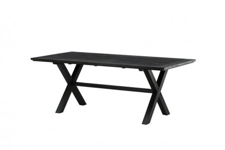 Rives matbord 200x100x75 cm svart Venture Home