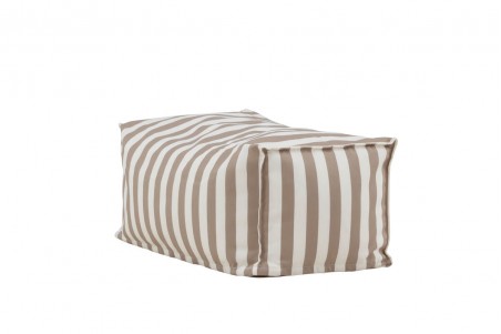 Redang ottoman beige/vit randig Venture Home
