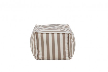 Redang ottoman beige/vit randig Venture Home
